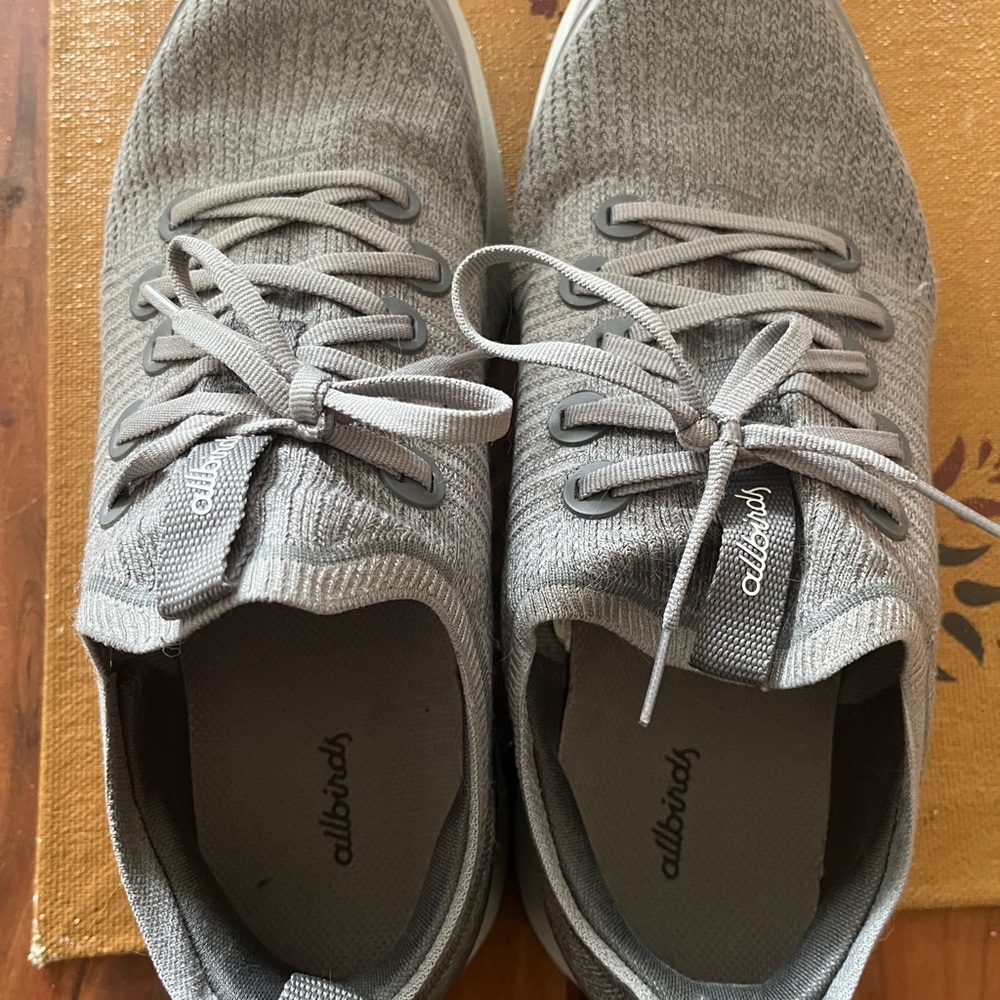 Allbirds Light Gray Knit Shoes